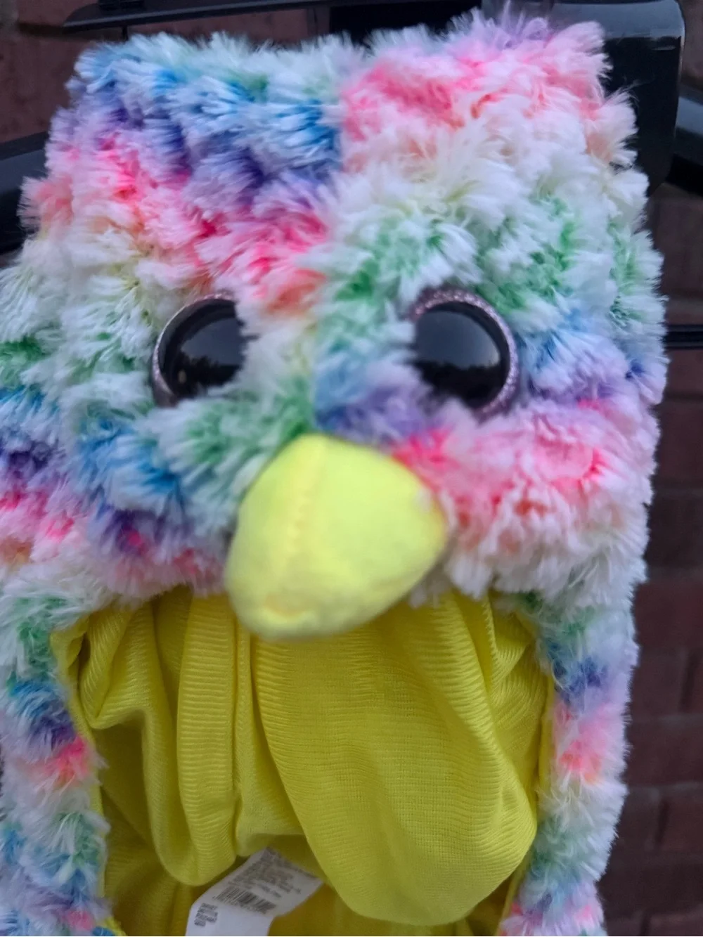 Ostrich Bird Halloween Costume Hyde & Eek Infant Size 0-6M Rainbow Pullover Top
